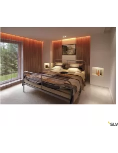 Bande LED SLV 550182, 24 LED blanc chaud de 2 W 2